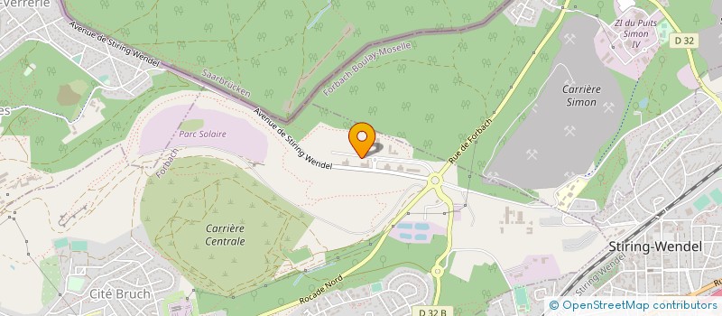 localisation de l'entreprise ARGO-HYTOS à FORBACH