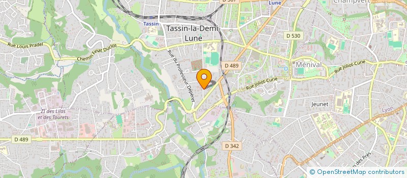 localisation de l'entreprise ARGO-NAUTES  TASSIN-LA-DEMI-LUNE