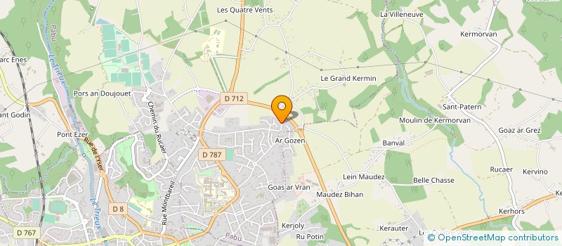 localisation de l'entreprise ARGOAT SOLUTIONS ENERGIES à PABU