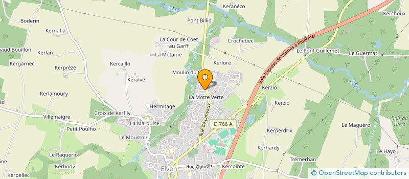 localisation de l'entreprise ARGOET PARQUET  ELVEN