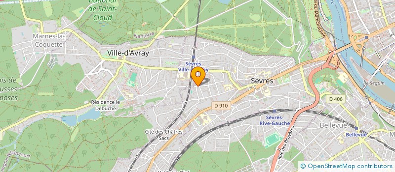 localisation de l'entreprise ARGOL-ARDIS SERVICES à SEVRES