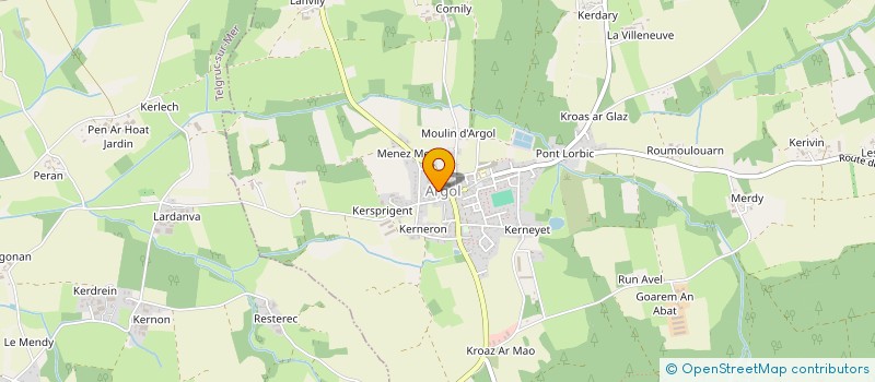 localisation de l'entreprise ARGOL EN ROSE  ARGOL