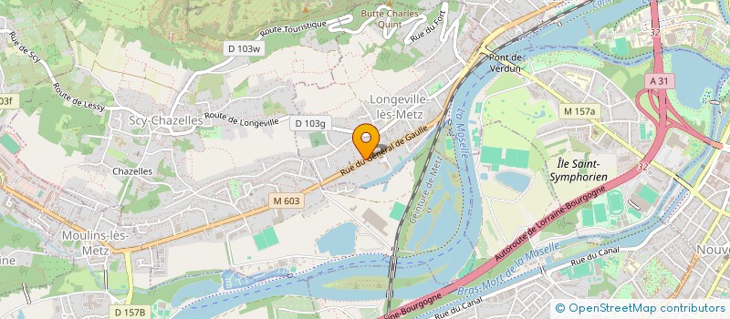 localisation de l'entreprise ARGOL SA à LONGEVILLE-LES-METZ