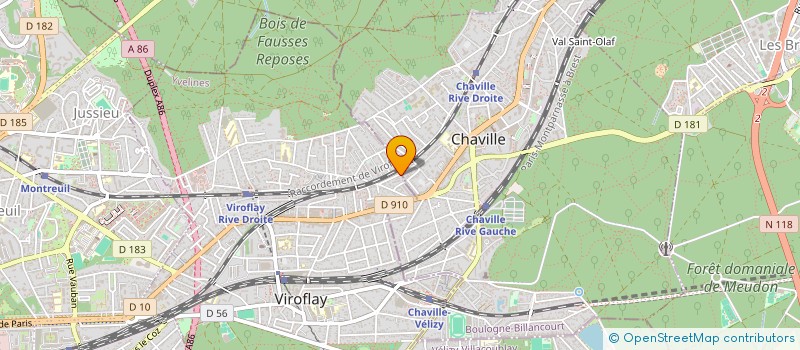 localisation de l'entreprise ARGOMAX  VIROFLAY