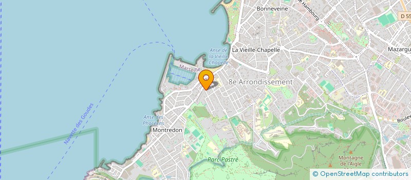 localisation de l'entreprise ARGONAUTES à MARSEILLE