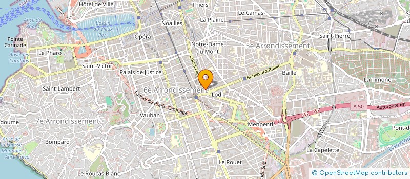 localisation de l'entreprise ARGONNE 32 à MARSEILLE