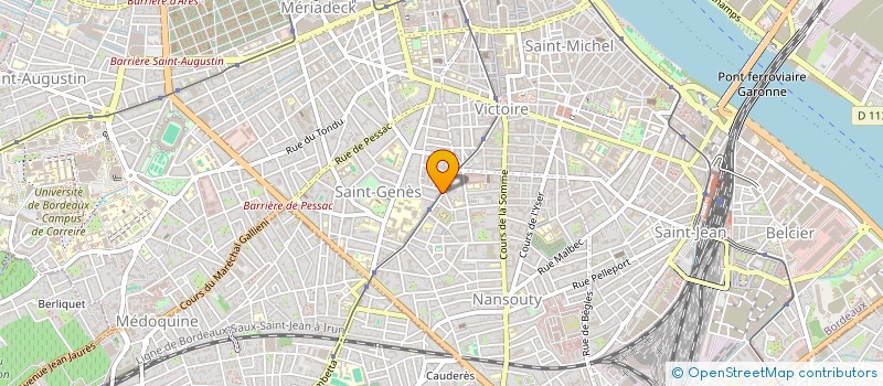 localisation de l'entreprise ARGONNE 33  BORDEAUX