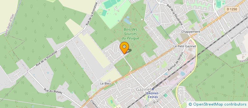 localisation de l'entreprise ARGONNE CLUB  PESSAC