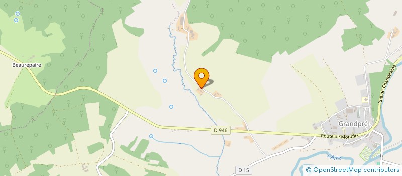 localisation de l'entreprise ARGONNE STALLIONS SARL  GRANDPRE