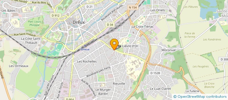 localisation de l'entreprise ARGORY à DREUX