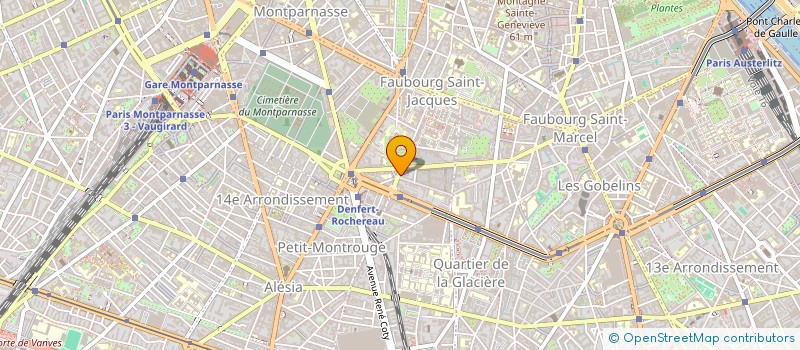 localisation de l'entreprise ARGOS 2001  PARIS