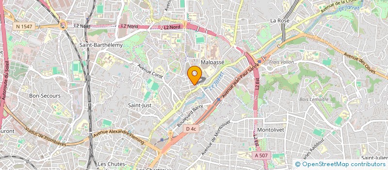 localisation de l'entreprise ARGOS à MARSEILLE