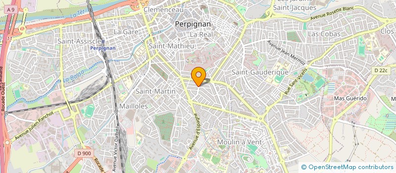localisation de l'entreprise ARGOS à PERPIGNAN