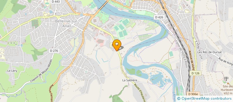 localisation de l'entreprise ARGOS à BELLERIVE-SUR-ALLIER