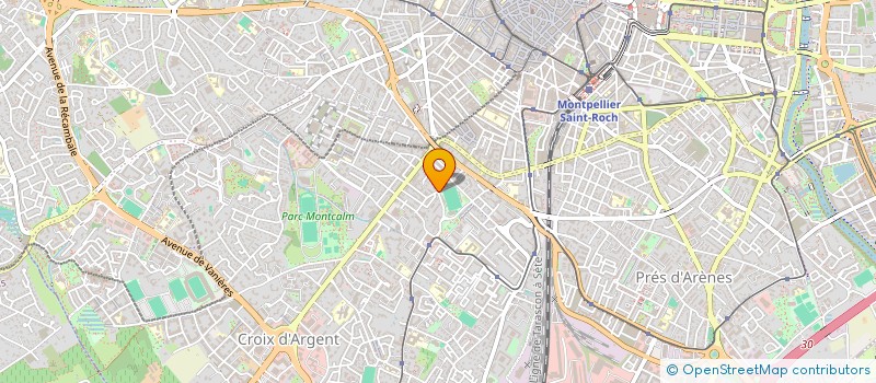 localisation de l'entreprise ARGOS à MONTPELLIER
