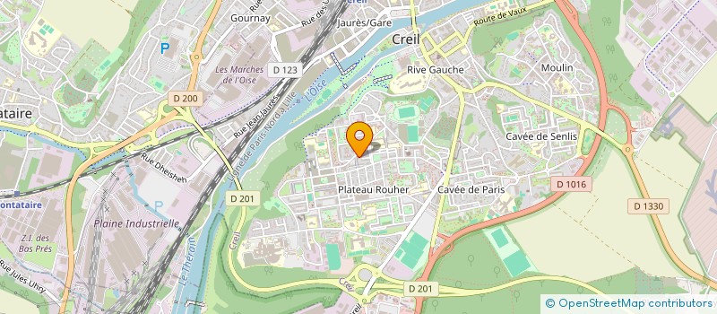 localisation de l'entreprise ARGOS  CREIL