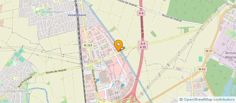 localisation de l'entreprise ARGOS  VENDENHEIM