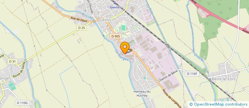 localisation de l'entreprise ARGOS à GENLIS