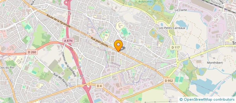 localisation de l'entreprise ARGOS  TRELAZE