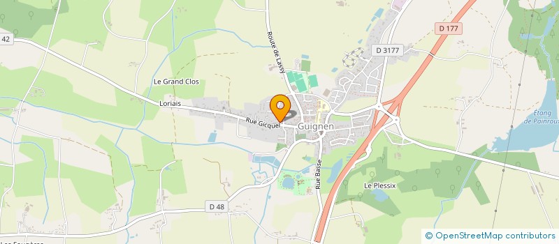 localisation de l'entreprise ARGOS  GUIGNEN