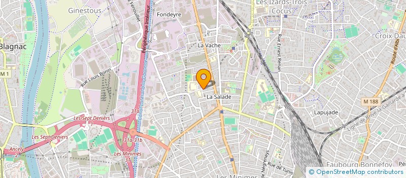 localisation de l'entreprise ARGOS  TOULOUSE