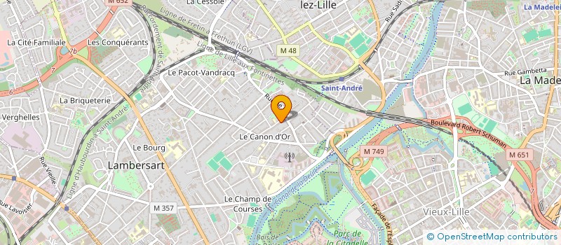 localisation de l'entreprise ARGOS AG à LAMBERSART
