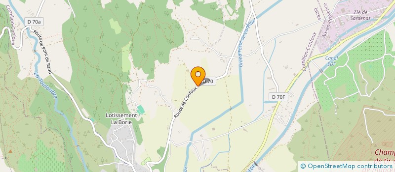 localisation de l'entreprise ARGOS-ARTE à CORNILLON-CONFOUX