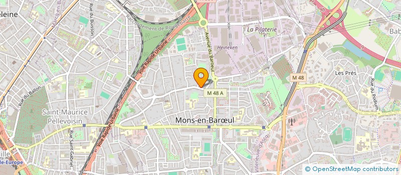 localisation de l'entreprise ARGOS AUTOMOBILE à MONS-EN-BARŒUL