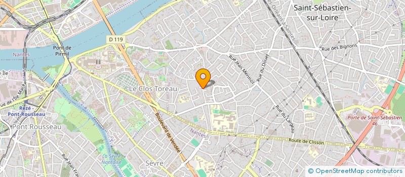 localisation de l'entreprise ARGOS CONSULTANTS  SAINT-SEBASTIEN-SUR-LOIRE