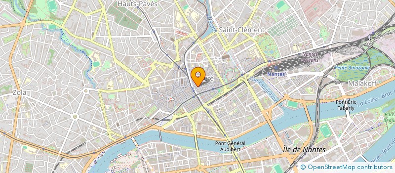 localisation de l'entreprise ARGOS CREW à NANTES
