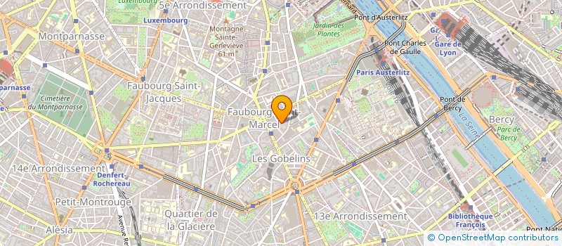 localisation de l'entreprise ARGOS GRAPHIQUE  PARIS