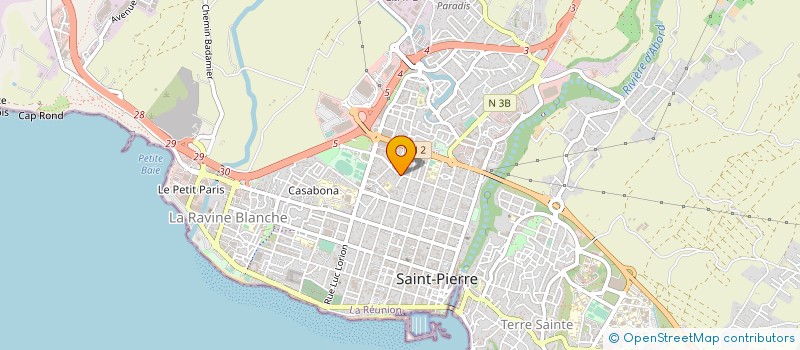 localisation de l'entreprise ARGOS HABITAT à SAINT-PIERRE