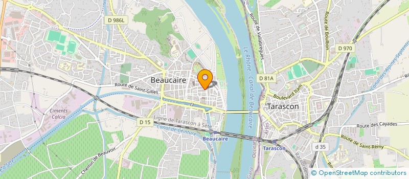 localisation de l'entreprise ARGOS INSERTION à BEAUCAIRE