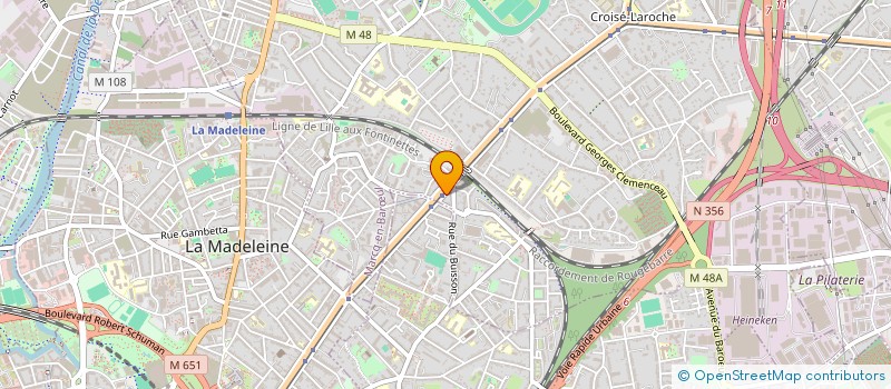 localisation de l'entreprise ARGOS METRICS à MARCQ-EN-BARŒUL