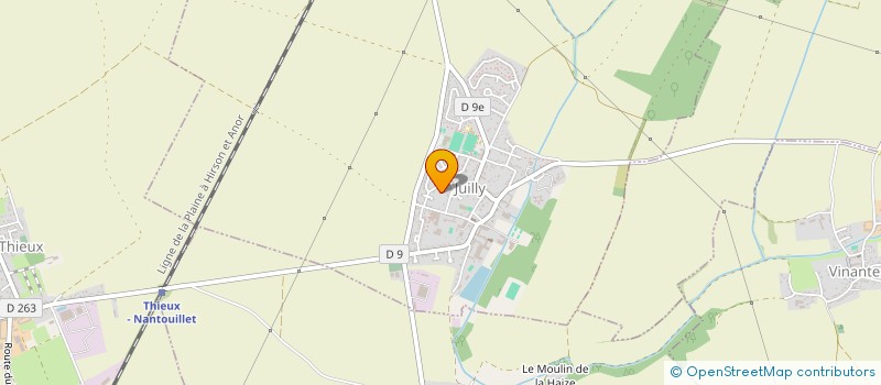 localisation de l'entreprise ARGOS PROTECTION INCENDIE à JUILLY