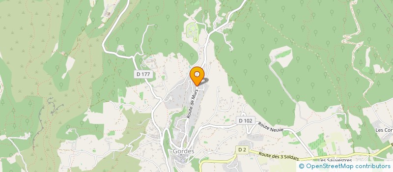 localisation de l'entreprise ARGOS SARL à GORDES