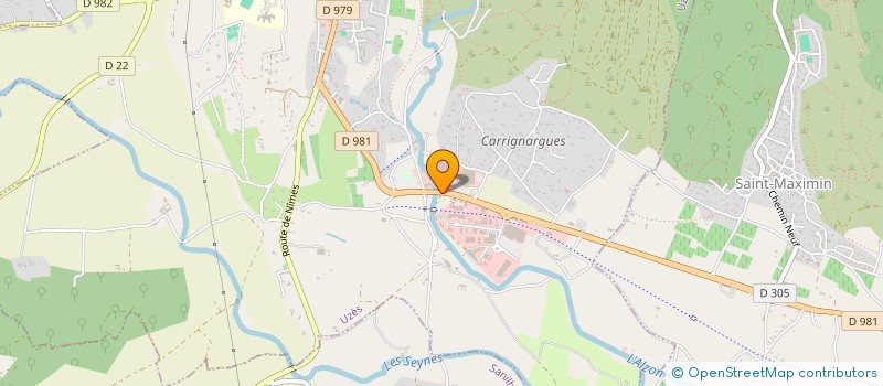 localisation de l'entreprise ARGOS SECURITE à UZES