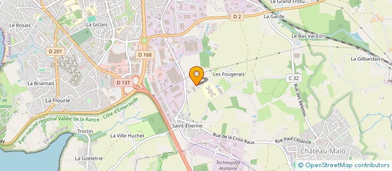 localisation de l'entreprise ARGOS SECURITE ALARME  SAINT-MALO