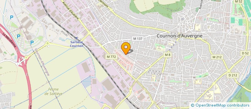 localisation de l'entreprise ARGOS SECURITE PRIVEE à COURNON-D'AUVERGNE