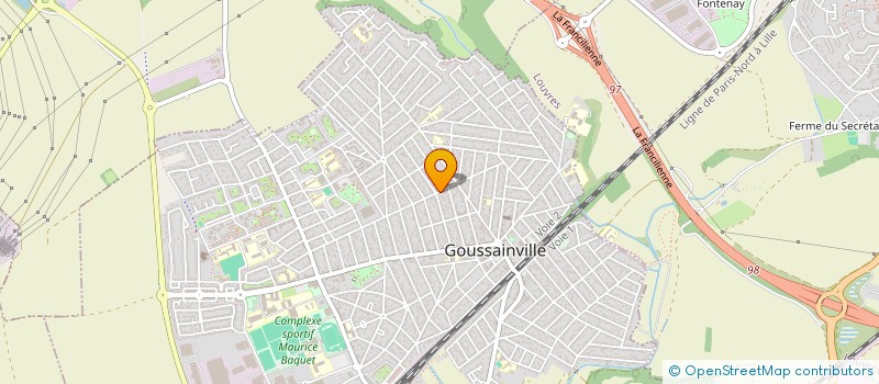 localisation de l'entreprise ARGOS SECURITE SARL à GOUSSAINVILLE