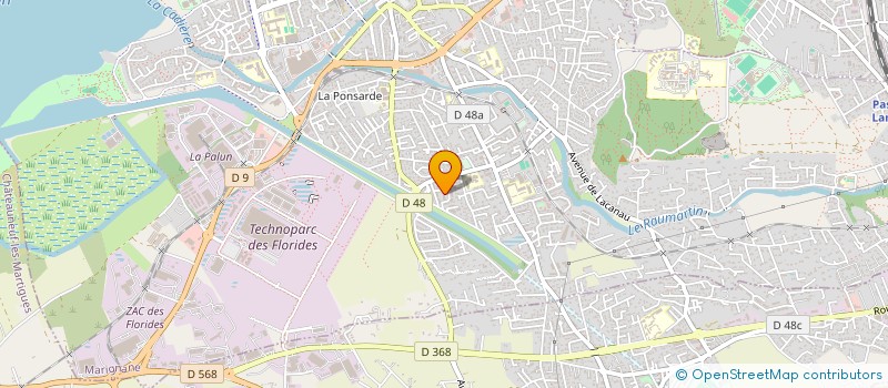 localisation de l'entreprise ARGOS SIGNALISATION SARL à MARIGNANE