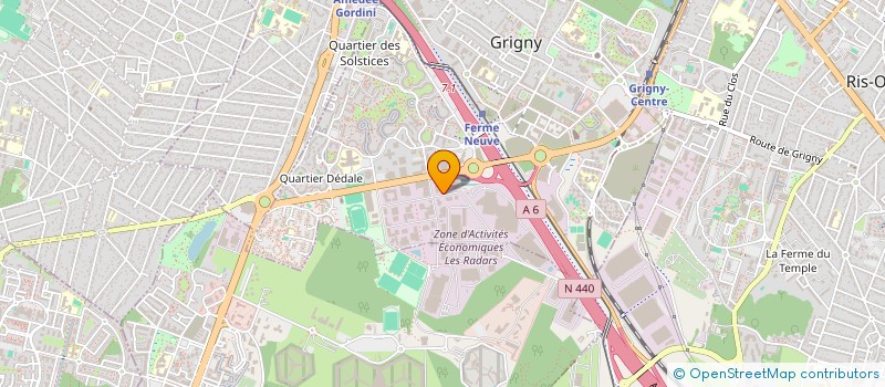 localisation de l'entreprise ARGOS TECHNOLOGIES à GRIGNY