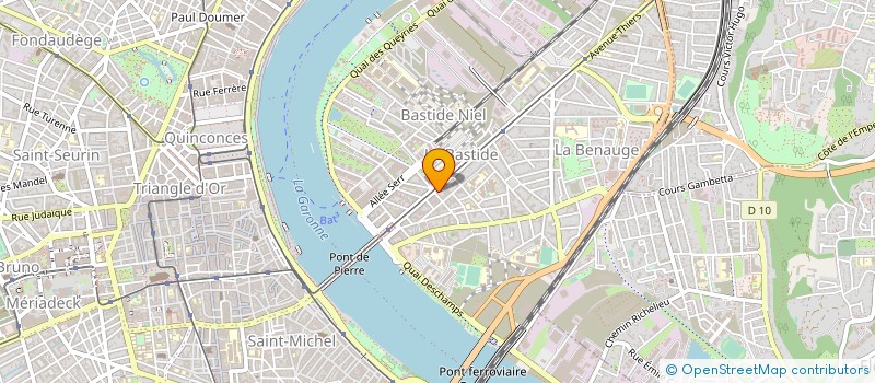 localisation de l'entreprise ARGOS VETERINAIRE ATLANTIQUE à BORDEAUX
