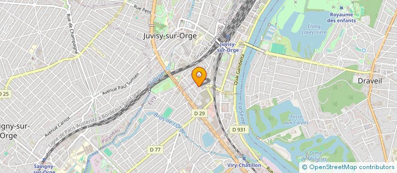 localisation de l'entreprise ARGOT à VIRY-CHATILLON
