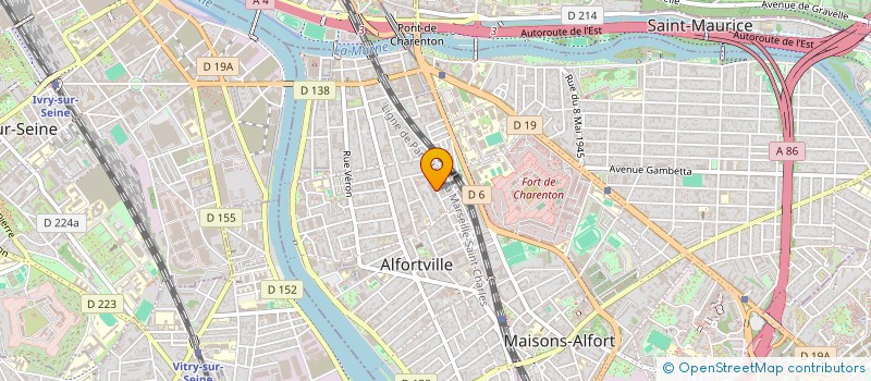 localisation de l'entreprise ARGOTEAM  ALFORTVILLE