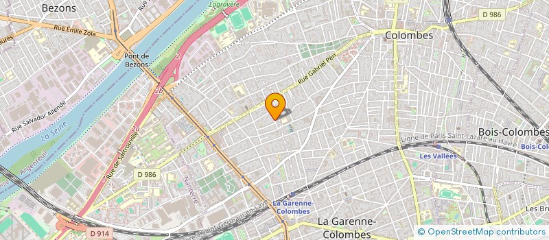 localisation de l'entreprise ARGOTIER à COLOMBES