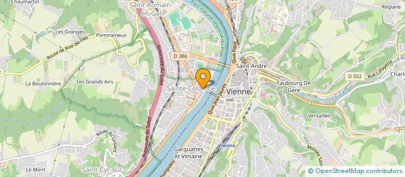 localisation de l'entreprise ARGOUD 2  SAINT-PRIM