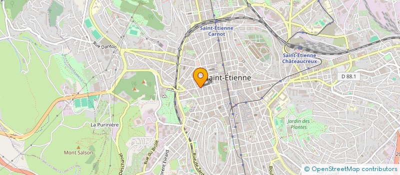 localisation de l'entreprise ARGOUGES  SAINT-ETIENNE