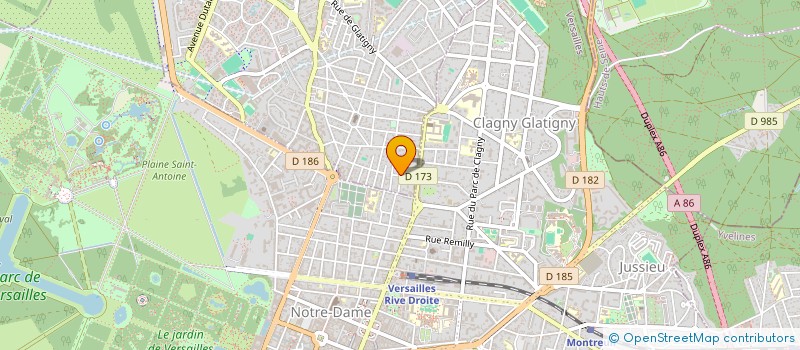 localisation de l'entreprise ARGOUGES SARL  LE CHESNAY-ROCQUENCOURT