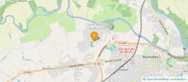 localisation de l'entreprise ARGREDIS à SAINT-MEDARD-DE-MUSSIDAN